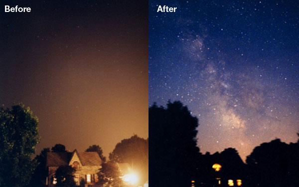 Light pollution