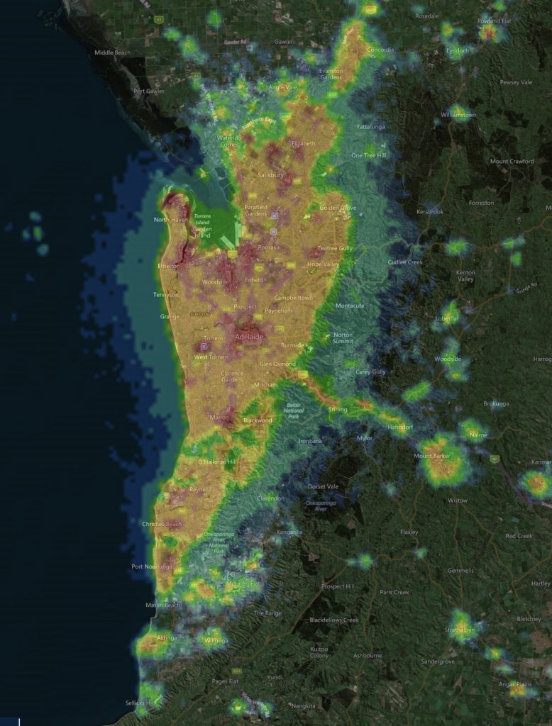 The Effects Of Light Pollution in South Australia